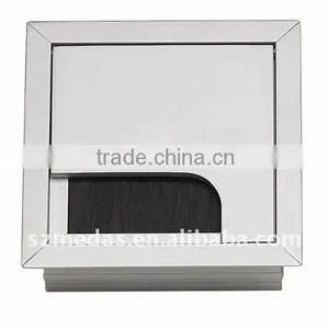Aluminum Material Squared Desk Wire Box thumbnail-1