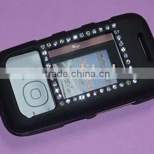 Protective Case With Color Rhinestone for Nokia 5200/5300 thumbnail-1