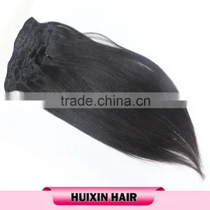 2016 New Products Own Brand HUIXIN Direct Factory Best Price Clip In Eurasian Hair Extensions thumbnail-1
