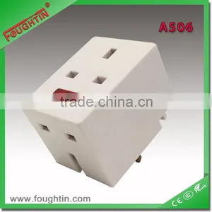13A Socket Adaptor With Light Travel Adaptor Socket thumbnail-3