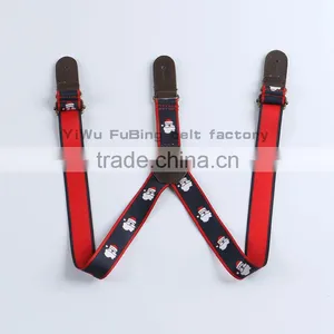 Elastic Suspenders Belt Adjustable Hole Braces Cartoon Print Suspender thumbnail-1