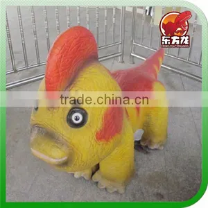 Making Cartoon Dinosaur Ride Toy for Mall thumbnail-1