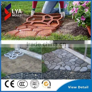 New Design Plastic Injection Park Walkway Mould DIY Garden Plastic Paving Mould thumbnail-2
