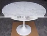 Oval Marble Tulip Table thumbnail-1