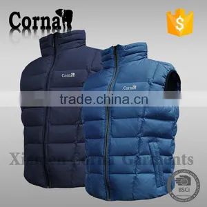 2015 Sleeveless Male Vest Outdoor Sport Down Feather Anti-wrinkle Waist Coat for Men thumbnail-3
