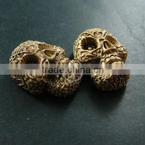 30x40mm Skull Shape Resin Cameo Ivory Color Vintage Style Halloween Cabochon DIY Pendant Charm Supplies 4120089 thumbnail-2