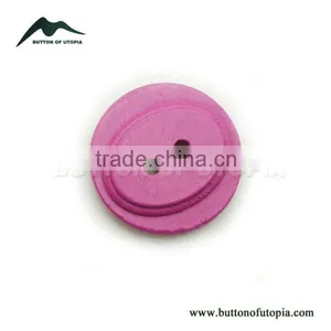 Fancy 2 Holes High Quality Roseo Wood Button thumbnail-1