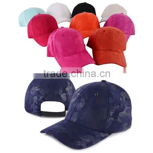 6 Panel Suede Plain Dad Hat thumbnail-1
