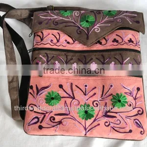 Shoulder Bag Leather From Nepal thumbnail-1