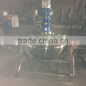 304 Tiling Steam Heating Jacket Cooking Kettle thumbnail-1