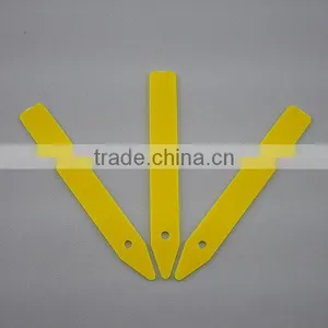 4 Inch Yellow Gardening Plastic Plant Tag Plant Label Plant Growing Marker thumbnail-3