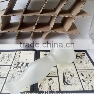 Height 180mm Frosted Glass Candle Holder thumbnail-2