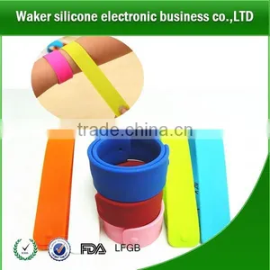 Personalized Silicone Bracelets,bulk Cheap Silicone Wristbands, Silicone Slap Bracelet thumbnail-3