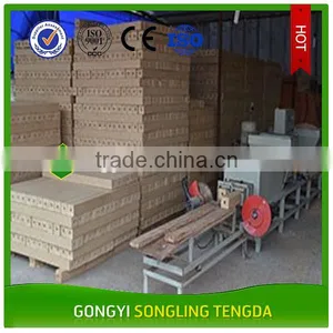 Compressed Sawdust Wood Block Making Machine/Wood Pallet Leg Making Machine thumbnail-5