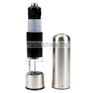 Stainless Steel Rechargeable Electrical Salt and Pepper Mills thumbnail-3