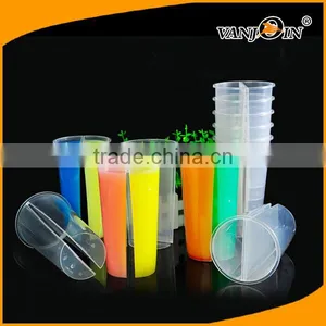 Unique Plastic 3 in 1 Split Cup With Lid 700ml 1000ml for Iced /Hot Coffee Boba Milk Tea Smoothies thumbnail-5