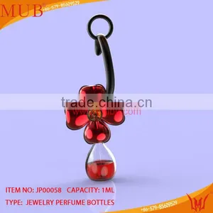 Glass Jewelry UV Flower Shape Necklace Glass Bottle thumbnail-1