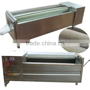 Steel Wire Brush Type Stainless Steel Cassava Peeling Machine thumbnail-1