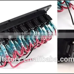 Excellent 8 Gang 12V 24V LED Rocker Switch Panel With Circuit Breakers thumbnail-3
