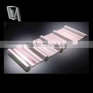 Polycarbonate Corrugated Sheet (Pearly GREEN TRIMDEK) thumbnail-1