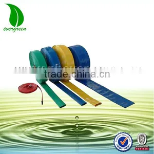 High Quality 1''-12" Pvc Tpu Blue Pressure Layflat Discharge Hose thumbnail-1