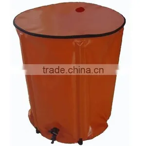 Garden Pvc Rain Water Barrel, Flexible Rainwater Barrel 250liter thumbnail-6