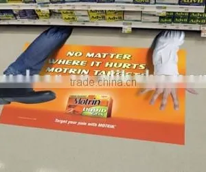 Floor Vinyl Sticker, Advertising Printing Floor Self Adhesive Vinyl thumbnail-5