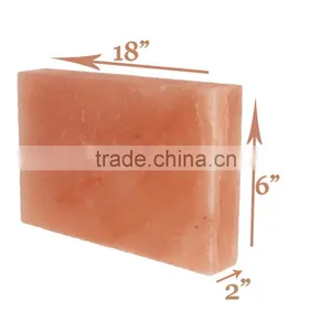 Crystal Rock Salt Tiles Plates Slabs Size 18" x 6" x 2" for BBQ Cooking Searing Serving thumbnail-1