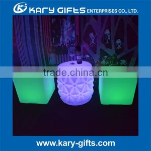 Led Stool Plastic Cube Led Stool Funny Bar Stools for Event Concert Party thumbnail-2