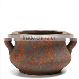 Wholesale Retro do the Old Red Ceramic Outdoor Planters thumbnail-5