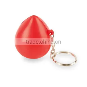 Anti Foam Custom Printed PU Releasing Stress Ball Keyring thumbnail-1