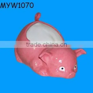2012 New Pink Themed Gifts Ceramic Flower Pots Containers thumbnail-1