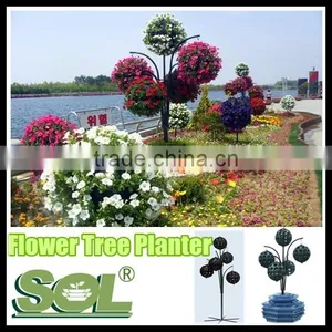 New Garden Ball Shaped Decorative Planters Pots SL-Y060-5 Plastic Planter thumbnail-2