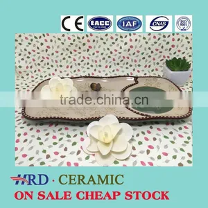 Daily Use Hand-painted Stocked Porcelain Dinner Plates High Quality Porcelain Plate thumbnail-1