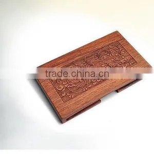 Cheap Mini Wood Business Card Case for Sale thumbnail-1