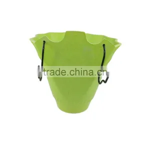 Biodegradable Selling Well Environmental Bamboo Fiber Hanging Flowerpot thumbnail-2
