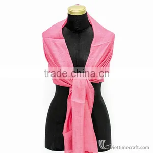 Authentic Silk Scraft, 100% Handmade in Vietnam, Dyed Color, Various Pattern thumbnail-2