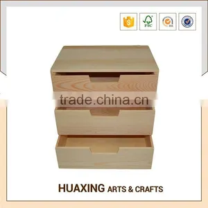 Handmade Small Rectangle Wooden Drawers With Silk Screen Printed Logo thumbnail-5