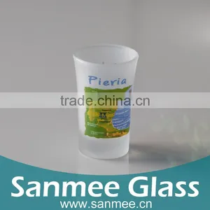 Frosted Personalized Decal Souvenir Mini Wine Shot Glass thumbnail-1