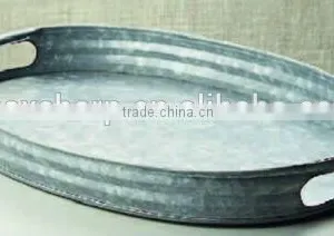 Metal Tray With Handle thumbnail-1