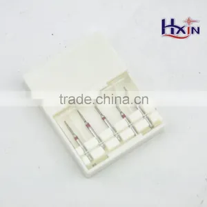 5pcs/set High Speed Electroplated Granding Diamond Bur for Teeth / Mini Diamond Dental Drill thumbnail-1
