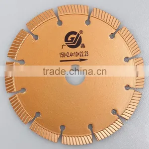 High Quality Diamond Turbo Blade 150mm Granite Stone Cutting Blade thumbnail-1