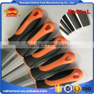 8" 5 Pcs Steel File Rasp Set Bastard Cut Flat Half Round Curved Square Triangle Semicircle thumbnail-1
