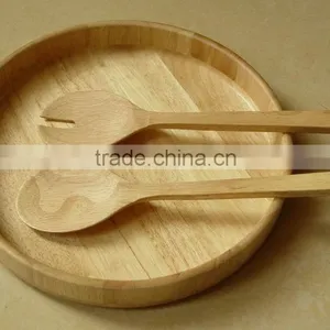Salad Spoon, Wooden Spoon, Wood Salad Spoon and Fork. thumbnail-2
