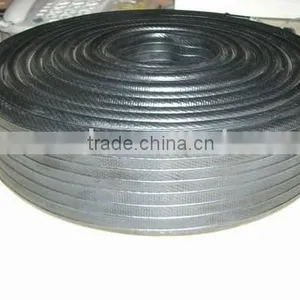 Black Rubber Covered Fire Hose thumbnail-1