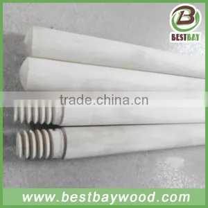 Wooden Broom Handle With Thread Wooden Broom Stick in Brush Wooden Garden Tools thumbnail-4