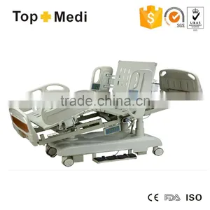 TOPMEDI Luxury 8 Functions ICU Electric Hospital Bed With CPR & ACP thumbnail-1
