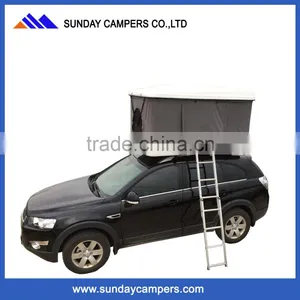 Sunday Campers Family Camping Hard Shell Roof Top Campers Tent thumbnail-2
