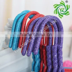 A568 2017 High Quality Clothes Hanger/metal Pvc Coated Laundry Hangerr/Metal PVC Hanger With Curved Shape thumbnail-6