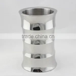 Durable Bar Mini Stainless Steel Ice Bucket Champagne Cooler Wine Ice Bucket thumbnail-1